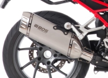 BOS Desert Fox RVS Matt Einddemper met E-keur BMW R 1200 R 2015 > 2016