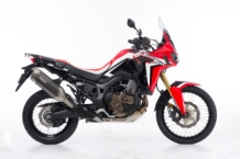 BOS Desert Fox Carbon Steel Einddemper met E-keur Honda CRF 1000 Africa Twin (SD04) 2015 - 2017