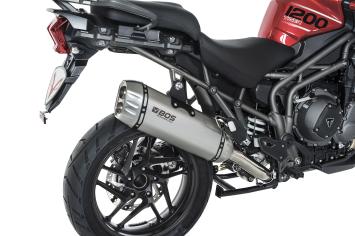 BOS Desert Fox RVS Matt Einddemper met E-keur Triumph Tiger 1200 Explorer 2016