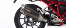 BOS Desert Fox Carbon Steel Einddemper met Euro4 Keuring BMW R 1200 R 2017 > 2018