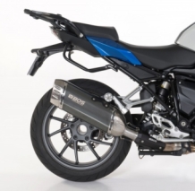 BOS Desert Fox Carbon Steel Einddemper met Euro4 Keuring BMW R 1200 RS 2017 > 2018