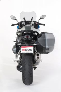 BOS Desert Fox RVS Matt Einddemper met Euro4 Keuring BMW R 1200 RS 2017- 2018