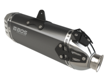 BOS Desert Fox Carbon Steel Einddemper met E-keur KTM 1090 Adventure / R 2017 > 2020