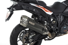 BOS Desert Fox Carbon Steel Einddemper met E-keur KTM 1290 Super Adventure R / S / T 2017 > 2020