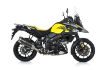 BOS Desert Fox Carbon Steel Einddemper met E-keur Suzuki DL 1000 V-Strom / XT 2017 - 2020