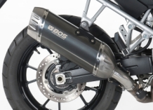 BOS Desert Fox Carbon Steel Einddemper met E-keur Triumph Tiger 1200 Explorer 2016