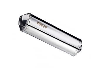 BOS GP-2 RVS Polished Einddemper met E-keur Suzuki GSF 1200 Bandit 1996 - 2003