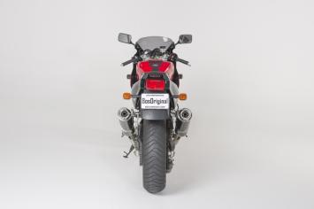 BOS Original (4-2) RVS Einddemper Set (L+R) met E-keur Yamaha TRX 850 1995 - 1999