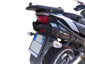 GPR Furore Nero Dubbele Slip-on Einddemper Set incl. Katalysator met E-keur Aprilia ETV Caponord 1000 2001 - 2007