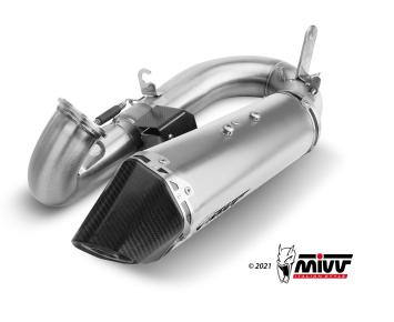 Mivv Delta Race RVS Einddemper met E-keur Ducati Panigale V2 2020 > 2024