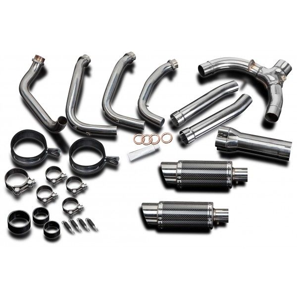 Delkevic volledig systeem Round Carbon 200mm - CBR1100XX BLACKBIRD (1996-2009)