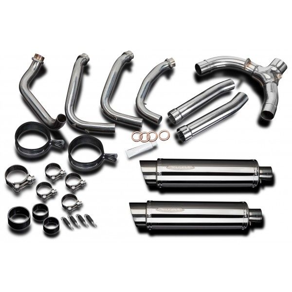 Delkevic volledig systeem Round RVS 350mm - CBR1100XX BLACKBIRD (1996-2009)