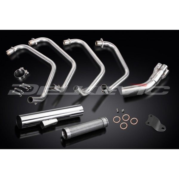 Delkevic volledig systeem Short Straight RVS 350mm - Z1000J (1981-1983)