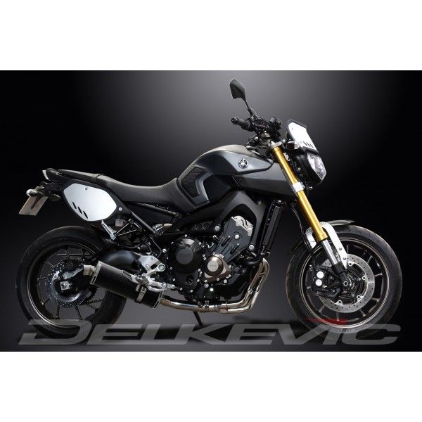 Delkevic volledig systeem Oval Carbon 350mm - MT-09 Sport Tracker 2015-2019