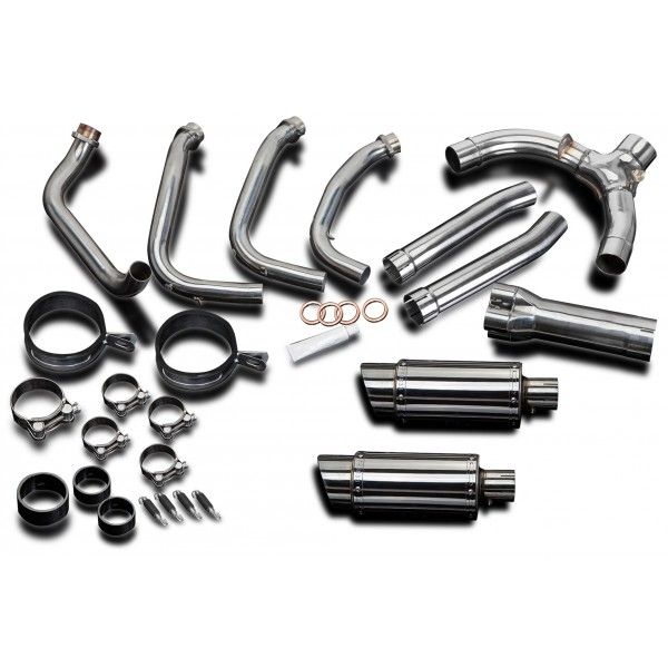 Delkevic volledig systeem Round RVS 200mm - CBR1100XX BLACKBIRD (1996-2009)