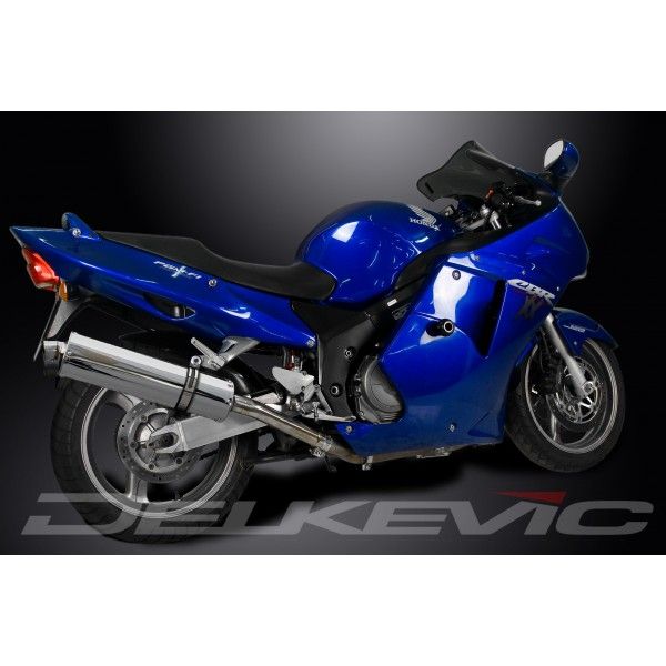 Delkevic volledig systeem Oval RVS 450mm - CBR1100XX BLACKBIRD (1996-2009)