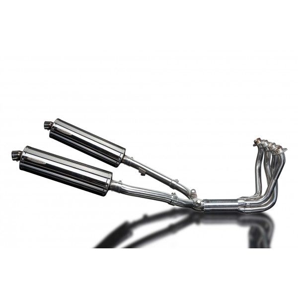 Delkevic volledig systeem Oval RVS 450mm - CBR1100XX BLACKBIRD (1996-2009)