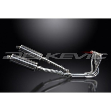 Delkevic volledig systeem Oval Carbon 350mm - CBR1100XX BLACKBIRD (1996-2009)