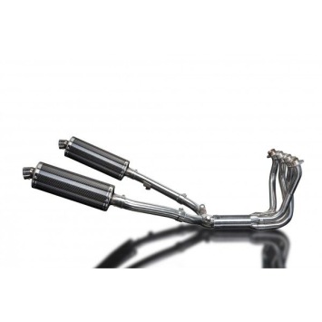 Delkevic volledig systeem Oval Carbon 350mm - CBR1100XX BLACKBIRD (1996-2009)
