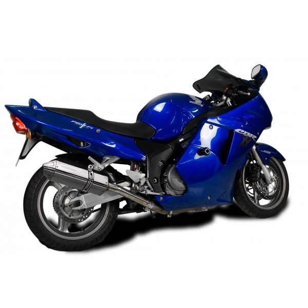Delkevic volledig systeem Tri-Oval RVS 320mm - CBR1100XX BLACKBIRD (1996-2009)