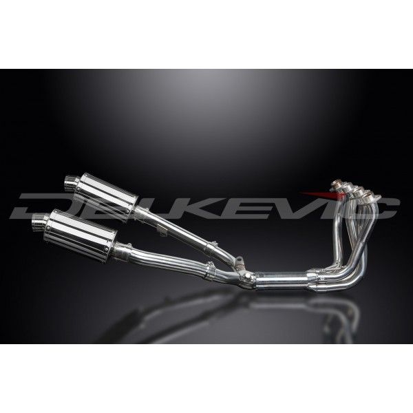 Delkevic volledig systeem Oval RVS 225mm - CBR1100XX BLACKBIRD (1996-2009)