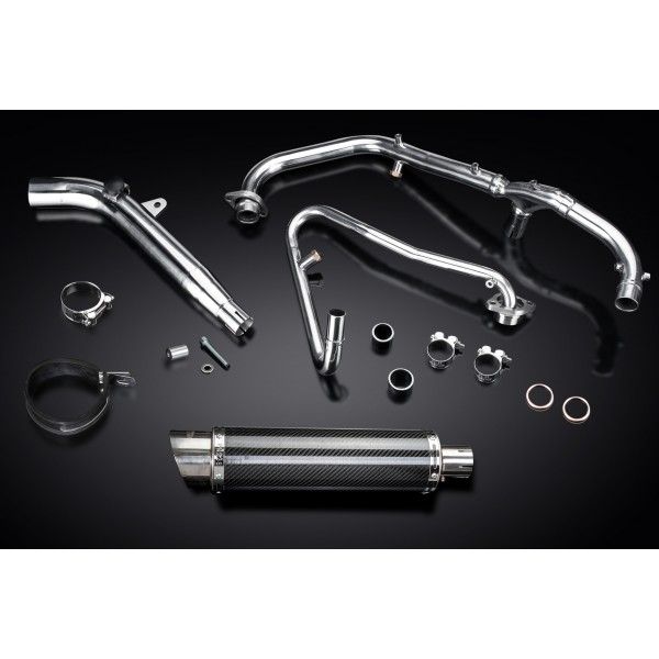 Delkevic volledig systeem Round Carbon 350mm - XL125V Varadero (2001-2014)