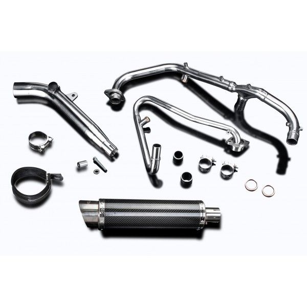 Delkevic volledig systeem Round Carbon 350mm - XL125V Varadero (2001-2014)