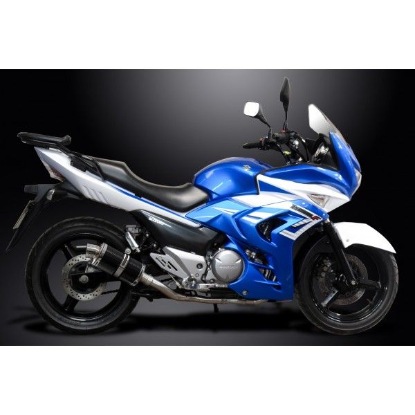 Delkevic volledig systeem Oval Carbon 225mm - GW250 Inazuma (2013-2018)