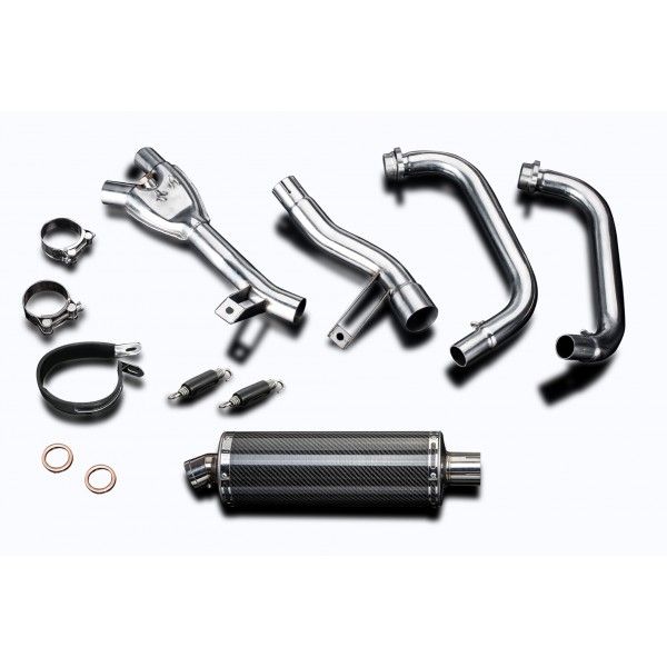 Delkevic volledig systeem Oval Carbon 350mm - GW250 Inazuma (2013-2018)