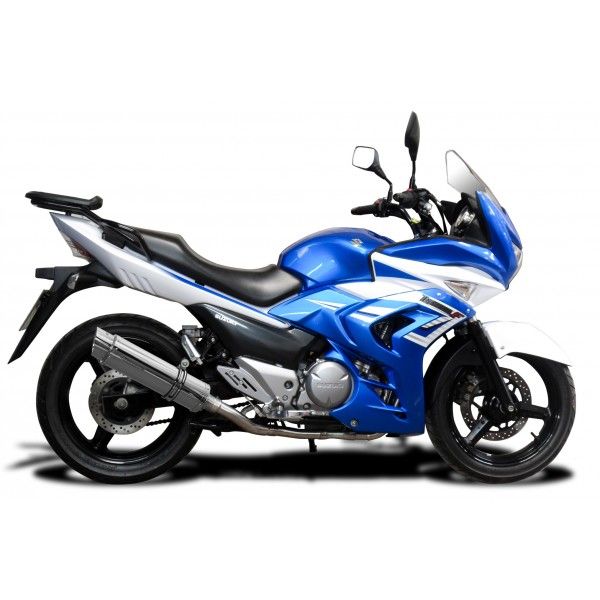 Delkevic volledig systeem Round RVS 350mm - GW250 Inazuma (2013-2018)