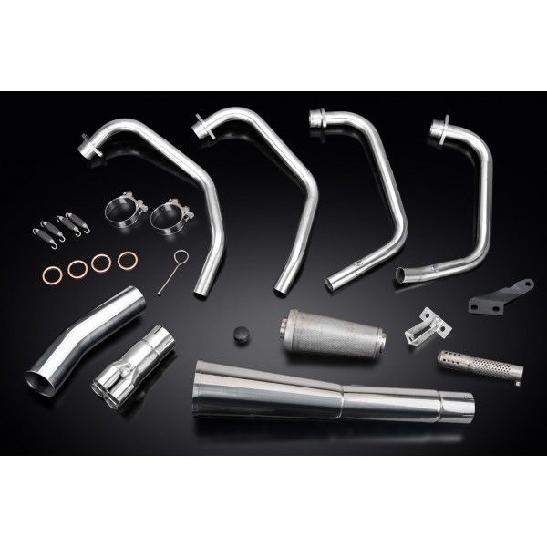 Delkevic volledig systeem Megaphone RVS 550mm - CB1100F 83