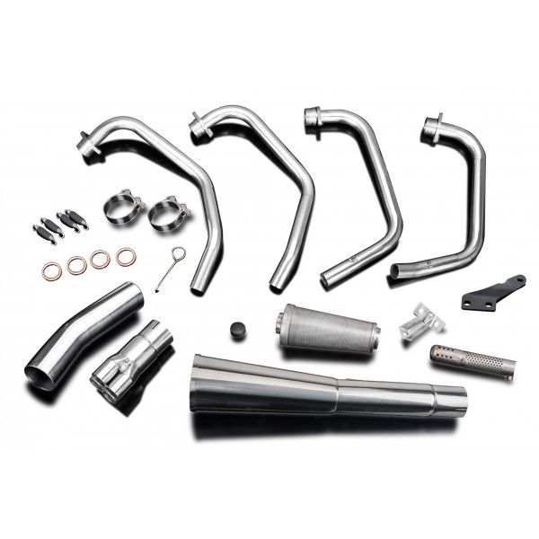 Delkevic volledig systeem Megaphone RVS 550mm - CB1100F 83