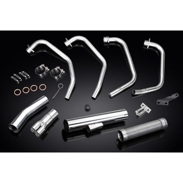 Delkevic volledig systeem Short Straight RVS 350mm - CB1100F 83