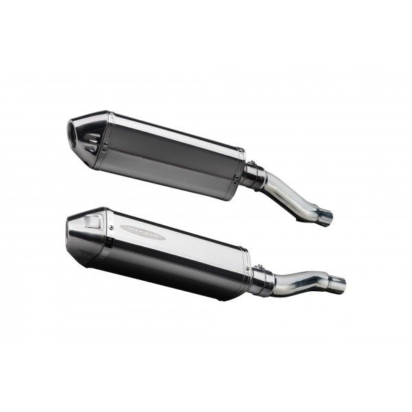 Delkevic slip-on kit Tri-Oval RVS 320mm - GPZ500S EX500C(1987-2007)