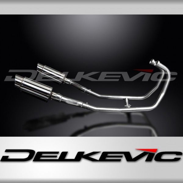 Delkevic volledig systeem Round RVS 200mm - GPZ500S EX500C(1987-2007)