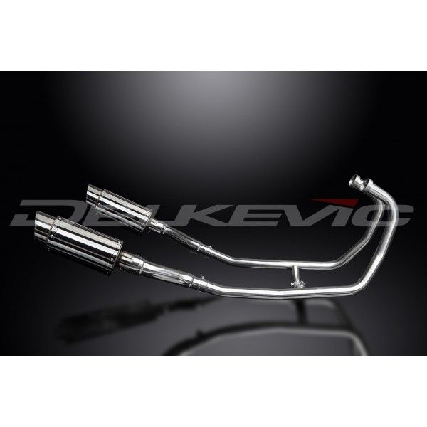 Delkevic volledig systeem Round RVS 200mm - GPZ500S EX500C(1987-2007)