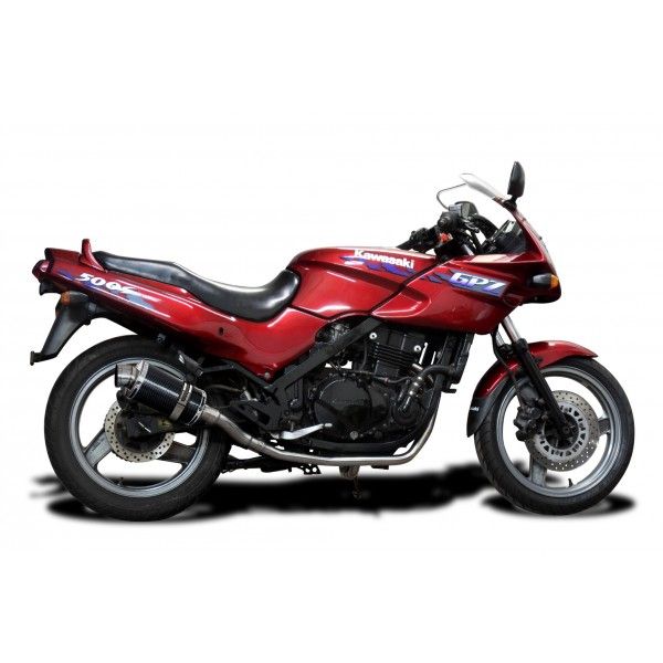 Delkevic volledig systeem Oval Carbon 225mm - GPZ500S EX500C(1987-2007)