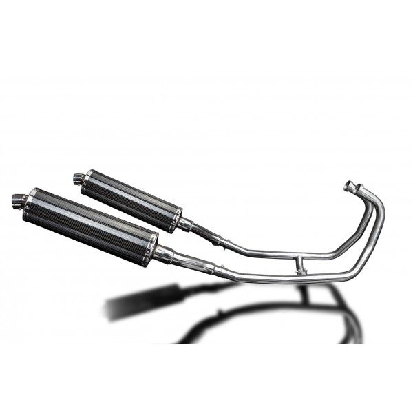 Delkevic volledig systeem Oval Carbon 450mm - GPZ500S EX500C(1987-2007)