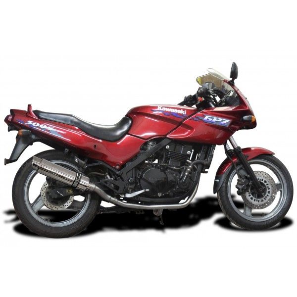 Delkevic volledig systeem Round RVS 350mm - GPZ500S EX500C(1987-2007)