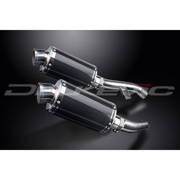 Delkevic slip-on kit Oval Carbon 225mm - FJR1300 (2006-2020)