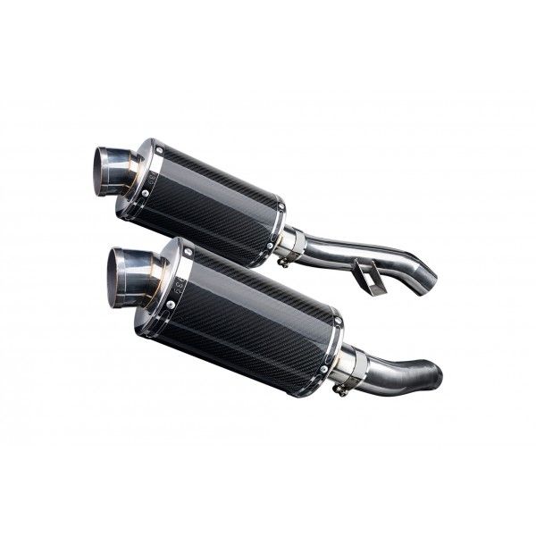 Delkevic slip-on kit Oval Carbon 225mm - FJR1300 (2006-2020)