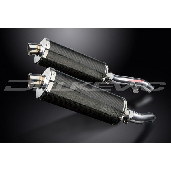 Delkevic slip-on kit Oval Carbon 350mm - FJR1300 (2006-2020)