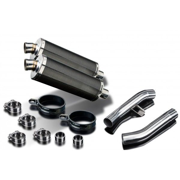 Delkevic slip-on kit Oval Carbon 350mm - FJR1300 (2006-2020)