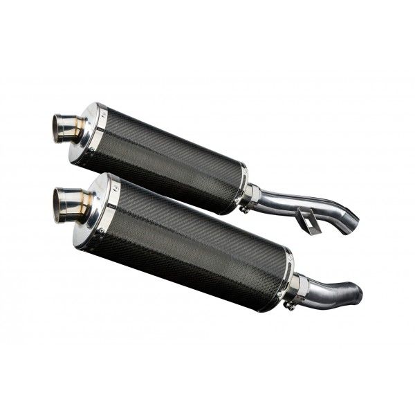 Delkevic slip-on kit Oval Carbon 350mm - FJR1300 (2006-2020)