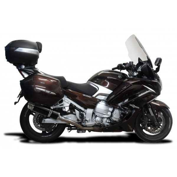 Delkevic slip-on kit Round Carbon 350mm - FJR1300 (2006-2020)