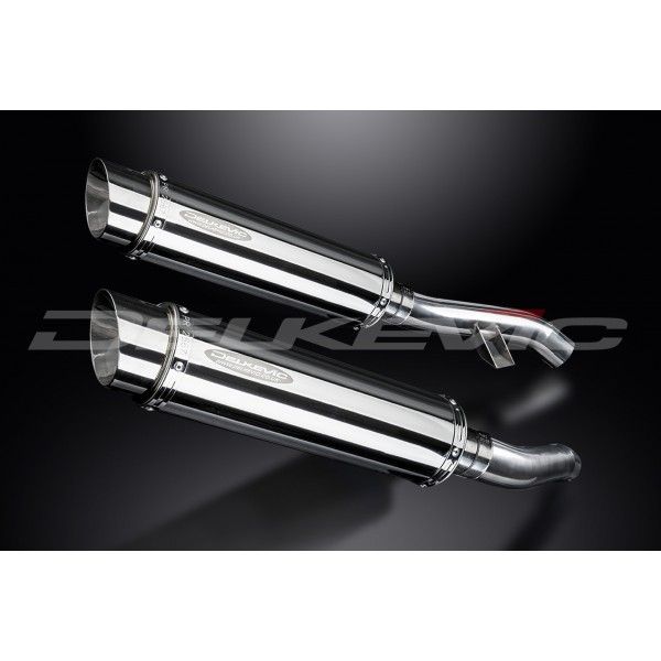 Delkevic slip-on kit Round RVS 350mm - FJR1300 (2006-2020)