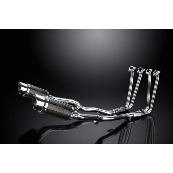 Delkevic volledig systeem Round Carbon 200mm - FJR1300/ABS (2006-2020)