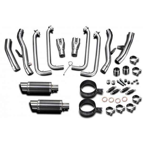 Delkevic slip-on kit Round RVS 350mm - FJR1300 (2006-2020)