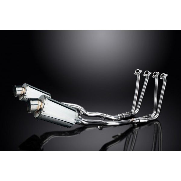 Delkevic volledig systeem Oval RVS 225mm - FJR1300/ABS (2006-2020)