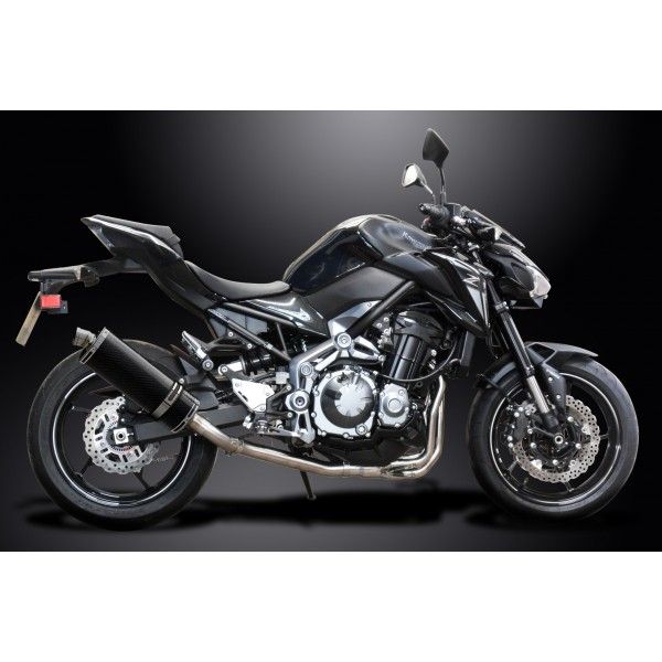 Delkevic volledig systeem Oval Carbon 350mm - Z900 (2017-2019)